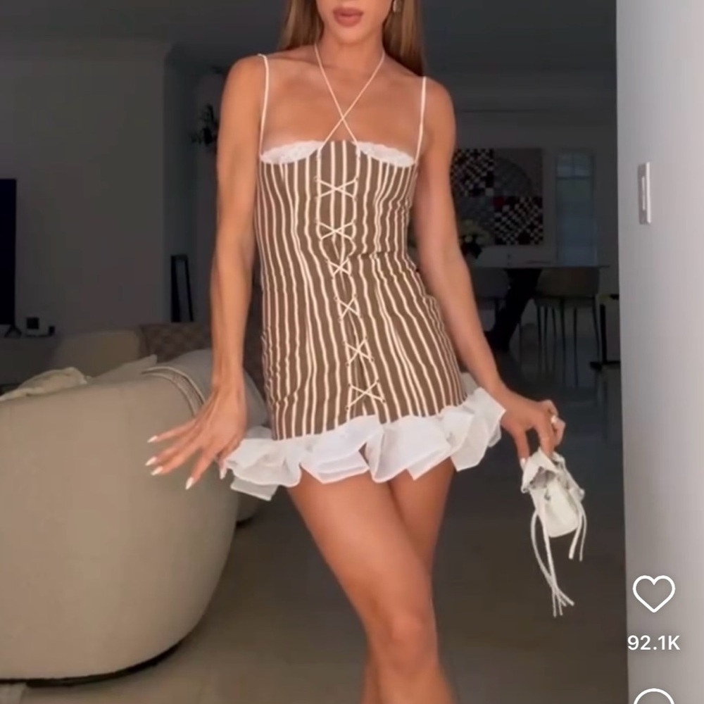 Huelley Rose stripped dress